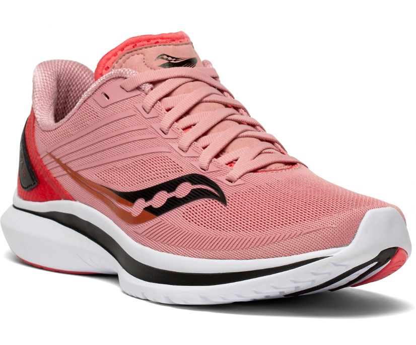 Women's Saucony Kinvara 12 Running Shoes Rose / Red | Singapore 175LISH